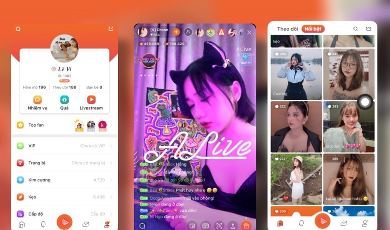 Đôi nét về các app live show Việt Nam